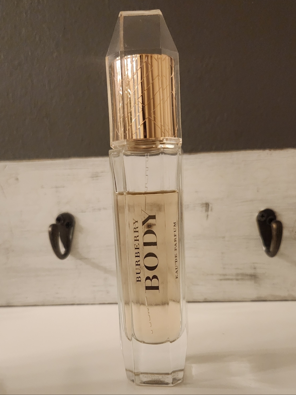Burberry Body Eau de Parfum — Clear Bottle with Gold Cap.